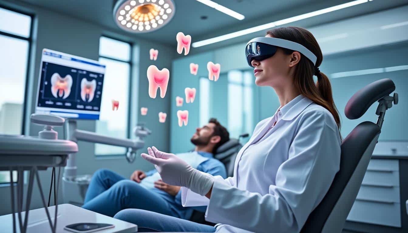 découvrez comment la réalité mixte transforme la pratique dentaire moderne en offrant aux dentistes des outils innovants pour un diagnostic précis et des traitements améliorés.