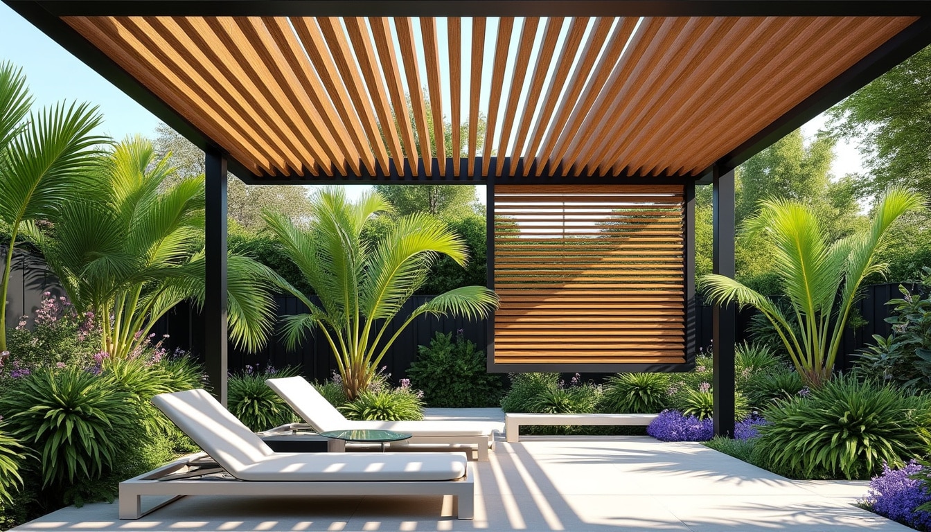découvrez comment la pergola bioclimatique régule naturellement la température de votre jardin pour un confort optimal toute l'année.