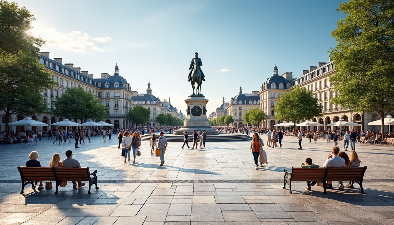 découvrez la place bellecour, la plus grande place piétonne, un lieu emblématique parfait pour flâner, se détendre et profiter de l'ambiance dynamique en plein cœur de la ville.