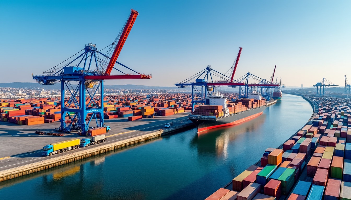 découvrez comment le port édouard-herriot optimise la gestion des flux de conteneurs à lyon, facilitant le commerce et la logistique régionale.