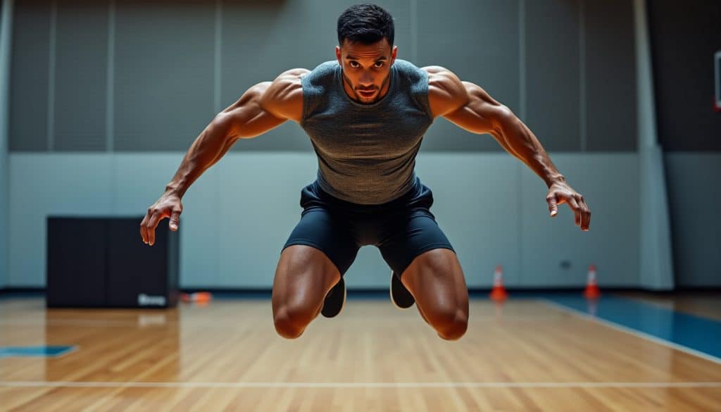 découvrez comment la pliométrie améliore l'explosivité et la puissance des sauts en basket pour booster vos performances sur le terrain.