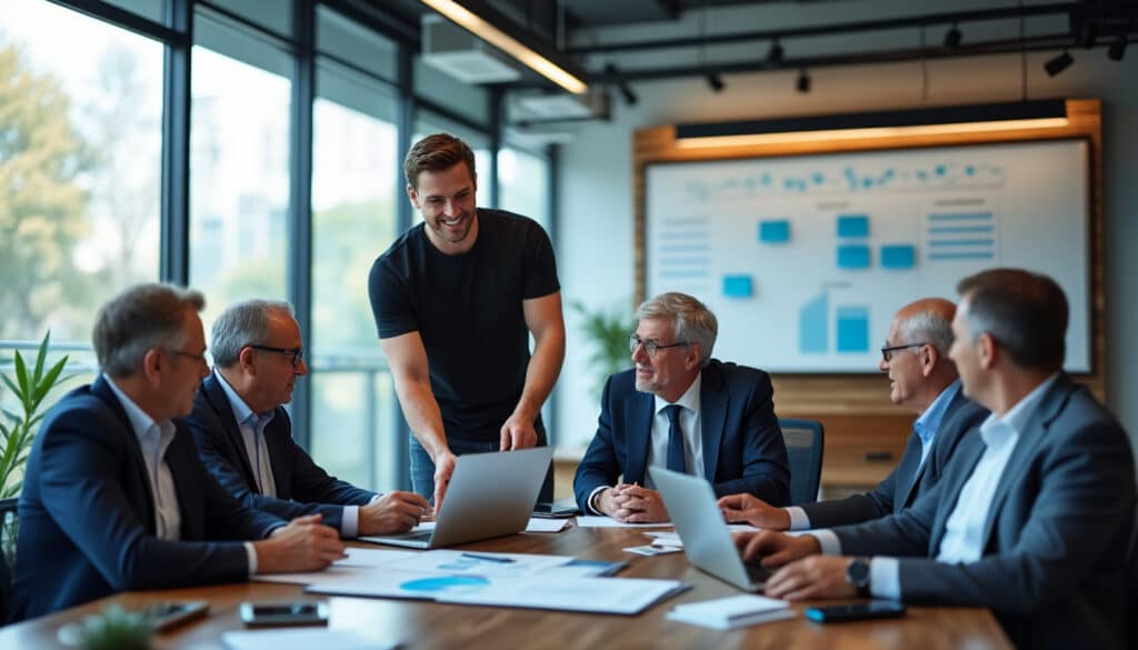 découvrez comment le mentorat inversé permet aux dirigeants de maîtriser les outils numériques grâce à un échange intergénérationnel enrichissant.