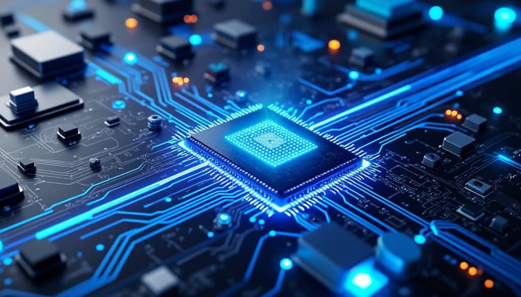 découvrez comment le processeur photonique utilise la lumière pour surpasser les performances des processeurs électroniques traditionnels, révolutionnant ainsi la technologie informatique.