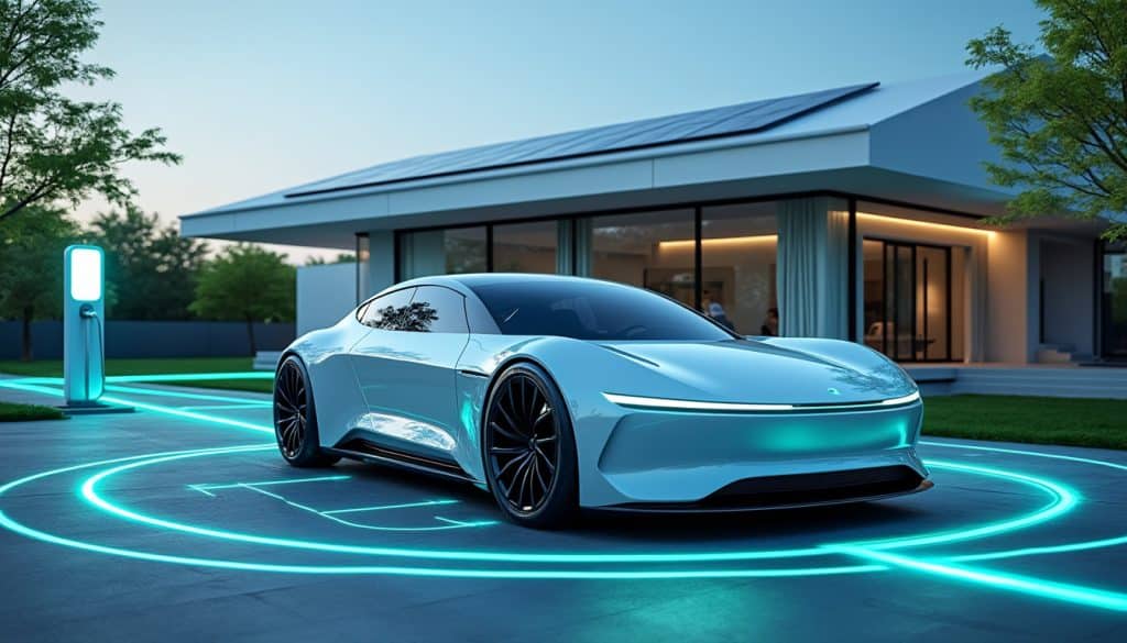 découvrez comment la charge bidirectionnelle permet à votre voiture électrique de devenir une réserve d'énergie intelligente, optimisant l'utilisation et le stockage de l'électricité.