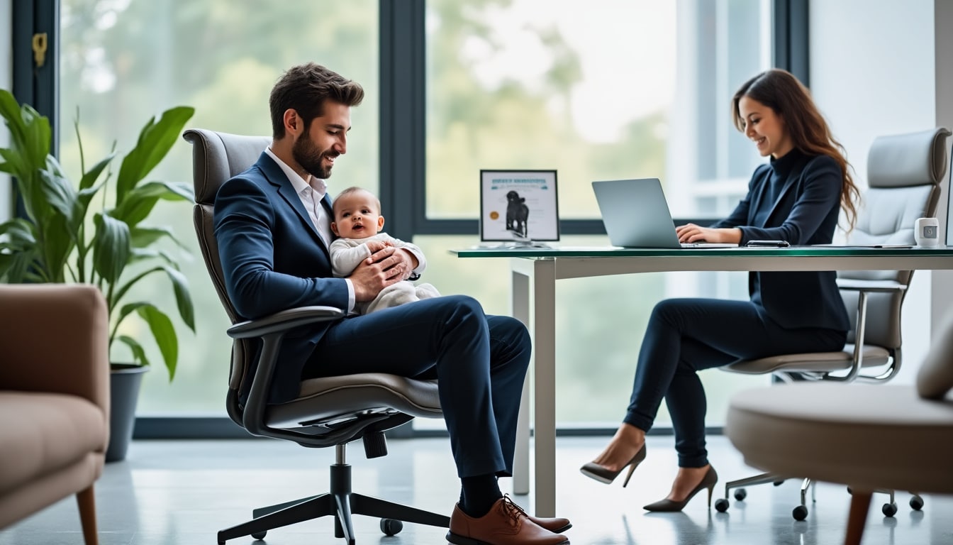 découvrez comment le congé de paternité contribue à promouvoir l'égalité professionnelle entre les sexes en soutenant un partage équitable des responsabilités familiales.