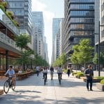 découvrez comment le télétravail hybride transforme l'aménagement des centres-villes, remodelant les espaces urbains pour s'adapter aux nouvelles habitudes de travail.