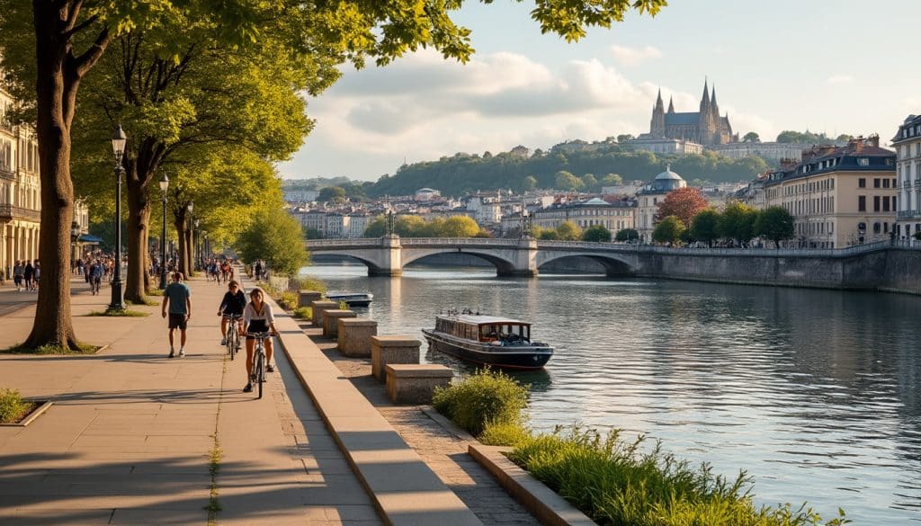 partez à la découverte des quais de lyon : promenades au bord du rhône et de la saône, panoramas, bonnes adresses et lieux incontournables.